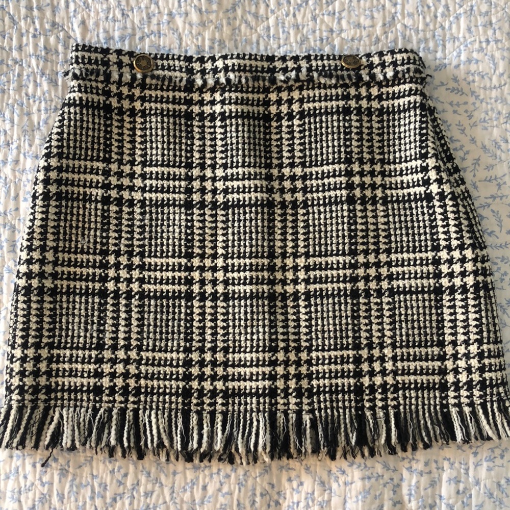 Tweed Mini Skirt
